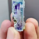 Natural Blue Purple Phantom Fluorite comes from Inner Mongolia,China 20*10*30MM - image 2