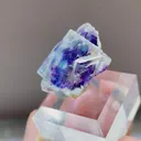 Natural Blue Purple Phantom Fluorite comes from Inner Mongolia,China 30*30*15MM - image 2