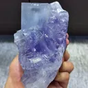 Natural Blue Purple Phantom Fluorite comes from Xianghualing,Hunan 140*90*75MM - image 3