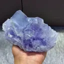 Natural Blue Purple Phantom Fluorite comes from Xianghualing,Hunan 140*90*75MM - image 4