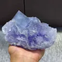 Natural Blue Purple Phantom Fluorite comes from Xianghualing,Hunan 140*90*75MM - image 1