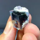 Natural Blue Purple Phantom Fluorite comes from Yaogangxian, Hunan 15*15*20MM - image 6