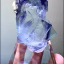 Natural Blue Purple Phantom Fluorite comes from Yaogangxian, Hunan 35*20*40MM - image 1