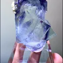 Natural Blue Purple Phantom Fluorite comes from Yaogangxian, Hunan 35*20*40MM - image 2
