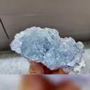 Natural Blue Purple Phantom Fluorite comes from Yaogangxian,Hunan 105*90*45MM - image 3