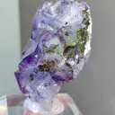 Natural Blue Purple Phantom Fluorite comes from Yaogangxian,Hunan 35*30*50MM - image 2