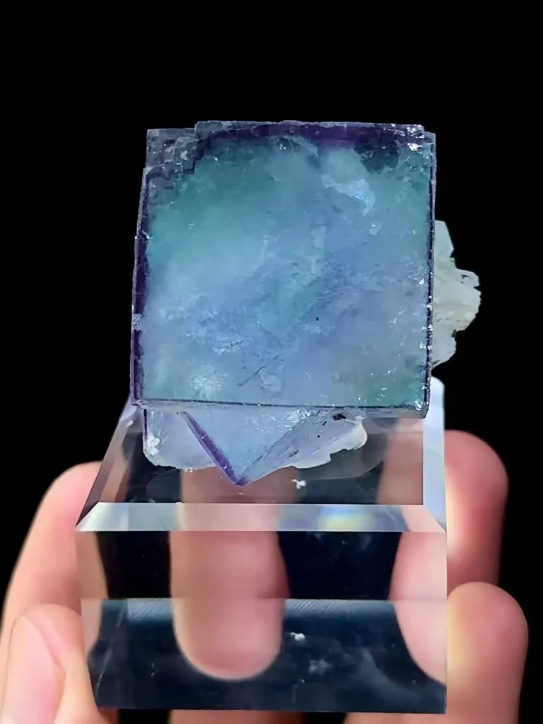 Natural Blue Purple Phantom Fluorite comes from Yaogangxian,Hunan 40*35*30MM - image 6