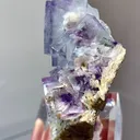 Natural Blue Purple Phantom Fluorite comes from Yaogangxian,Hunan 45*30*50MM - image 3