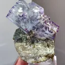 Natural Blue Purple Phantom Fluorite comes from Yaogangxian,Hunan 45*30*50MM - image 1