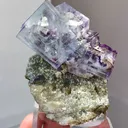 Natural Blue Purple Phantom Fluorite comes from Yaogangxian,Hunan 45*30*50MM - image 4