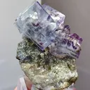 Natural Blue Purple Phantom Fluorite comes from Yaogangxian,Hunan 45*30*50MM - image 2