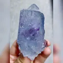 Natural Blue Purple Phantom Fluorite comes from Yaogangxian,Hunan 45*35*70MM - image 4