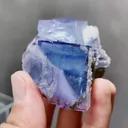 Natural Blue Purple Phantom Fluorite comes from Yaogangxian,Hunan 50*35*60MM - image 2