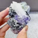 Natural Blue Purple Phantom Fluorite comes from Yaogangxian,Hunan 50*40*75MM - image 2