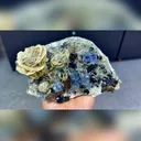 Natural Blue Purple Phantom Fluorite comes from Yindu,Inner Mongolia 180*95*30MM - image 2