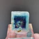 Natural Blue Purple Phantom Fluorite comes from Yindu,Inner Mongolia 18*14*20MM - image 2