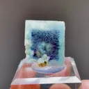 Natural Blue Purple Phantom Fluorite comes from Yindu,Inner Mongolia 18*14*20MM - image 1