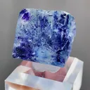 Natural Blue Purple Phantom Fluorite comes from Yindu,Inner Mongolia 20*15*20*70MM - image 2