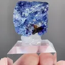 Natural Blue Purple Phantom Fluorite comes from Yindu,Inner Mongolia 20*15*20*70MM - image 5
