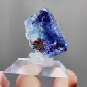 Natural Blue Purple Phantom Fluorite comes from Yindu,Inner Mongolia 20*15*20*70MM - image 3