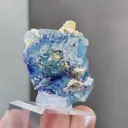Natural Blue Purple Phantom Fluorite comes from Yindu,Inner Mongolia 35*20*30MM - image 3