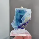 Natural Blue Purple Phantom Fluorite comes from Yindu,Inner Mongolia 35*20*30MM - image 2
