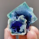 Natural Blue Purple Phantom Fluorite comes from Yindu,Inner Mongolia 39*25*40MM - image 4