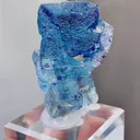 Natural Blue Purple Phantom Fluorite comes from Yindu,Inner Mongolia 45*35*55MM - image 1