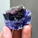 Natural Blue Purple Phantom Fluorite comes from Yindu,Inner Mongolia 45*40*15MM - image 3
