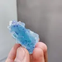 Natural Blue Purple Phantom Fluorite comes from Yindu,Inner Mongolia 55*25*40MM - image 2