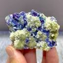 Natural Blue Purple Phantom Fluorite comes from Yindu,Neimenggu 50*40*15MM - image 5