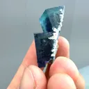 Natural Blue Purple Phantom Fluorite comes from Yindu,Neumenggu 27*16*13MM - image 2