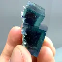 Natural Blue Purple Phantom Fluorite comes from Yindu,Neumenggu 27*16*13MM - image 3