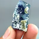 Natural Blue Purple Phantom Fluorite comes from Yindu,Neumenggu 27*16*13MM - image 1