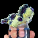Natural Blue Purple Phantom Fluorite Flaky Calcite and Mica Coexist comes from Yindu,Neimenggu 65*35*35MM - image 6