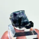 Natural Blue Purple Phantom Fluorite, Mineral Specimen: Inner Mongolia,China (25*25*20MM) - image 2