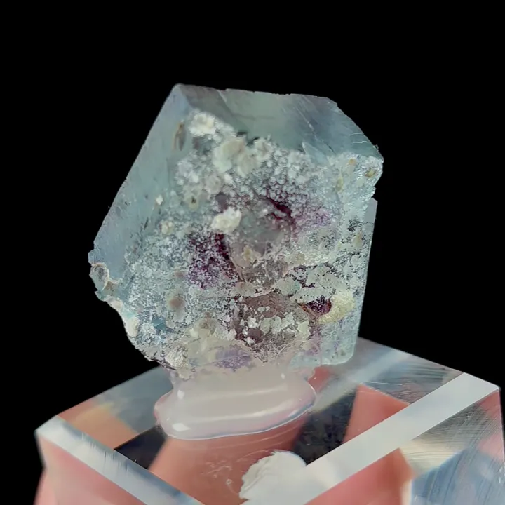 Natural Blue Purple Phantom Fluorite, Mineral Specimen: Yaogangxian,Hunan (30*20*30MM) - image 3