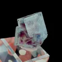 Natural Blue Purple Phantom Fluorite, Mineral Specimen: Yaogangxian,Hunan (30*20*30MM) - image 2