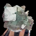 Natural Blue Purple Phantom Fluorite, Mineral Specimen: Yindu,Inner Mongolia (90*40*80MM) - image 2