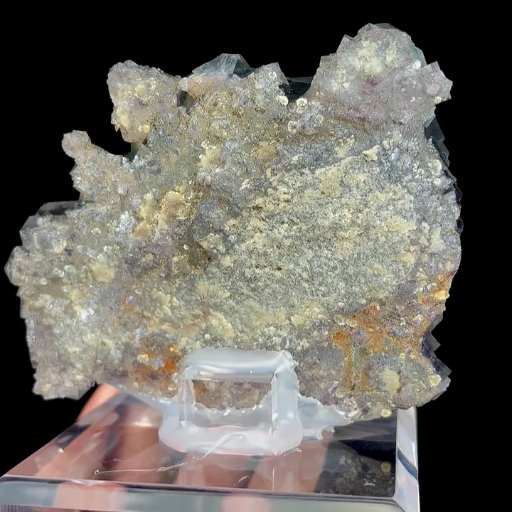 Natural Blue Purple Phantom Fluorite, Mineral Specimen: Yindu,Inner Mongolia (90*40*80MM) - image 3