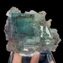 Natural Blue Purple Phantom Fluorite, Mineral Specimen: Yindu,Inner Mongolia (90*40*80MM) - image 5