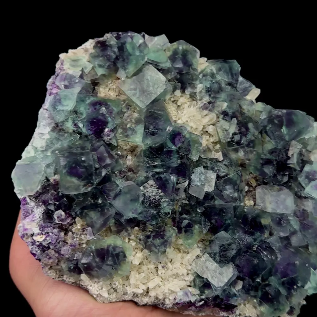 Natural Blue Purple Phantom Fluorite Mineral Specimen,High Quality Specimen,INNER MONGOLIA,CHINA(180*123*44mm) - image 2