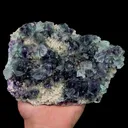Natural Blue Purple Phantom Fluorite Mineral Specimen,High Quality Specimen,INNER MONGOLIA,CHINA(180*123*44mm) - image 1
