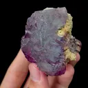 Natural Blue Purple Phantom Fluorite Mineral Specimen,High Quality Specimen,YAO GANG XIAN,HUNAN,CHINA(62*55*52mm) - image 3