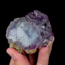 Natural Blue Purple Phantom Fluorite Mineral Specimen,High Quality Specimen,YAO GANG XIAN,HUNAN,CHINA(62*55*52mm) - image 4