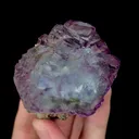 Natural Blue Purple Phantom Fluorite Mineral Specimen,High Quality Specimen,YAO GANG XIAN,HUNAN,CHINA(62*55*52mm) - image 2