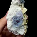 Natural Blue Purple Phantom Fluorite Mineral Specimen,High Quality Specimen,YINDU,INNER MONGOLIA,CHINA(70*40*25mm) - image 1
