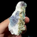 Natural Blue Purple Phantom Fluorite Mineral Specimen,High Quality Specimen,YINDU,INNER MONGOLIA,CHINA(70*40*25mm) - image 2