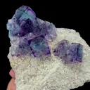 Natural Blue Purple Phantom Fluorite Mineral Specimen,High Quality Specimen,YINDU,INNER MONGOLIA,CHINA(85*98*40mm) - image 2