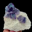 Natural Blue Purple Phantom Fluorite Mineral Specimen,High Quality Specimen,YINDU,INNER MONGOLIA,CHINA(85*98*40mm) - image 4